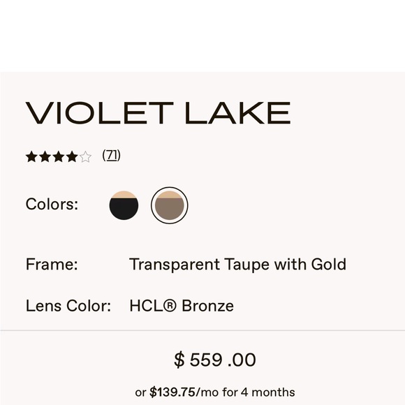 Violet Lake- Maui Jims Sunglasses. main image 5